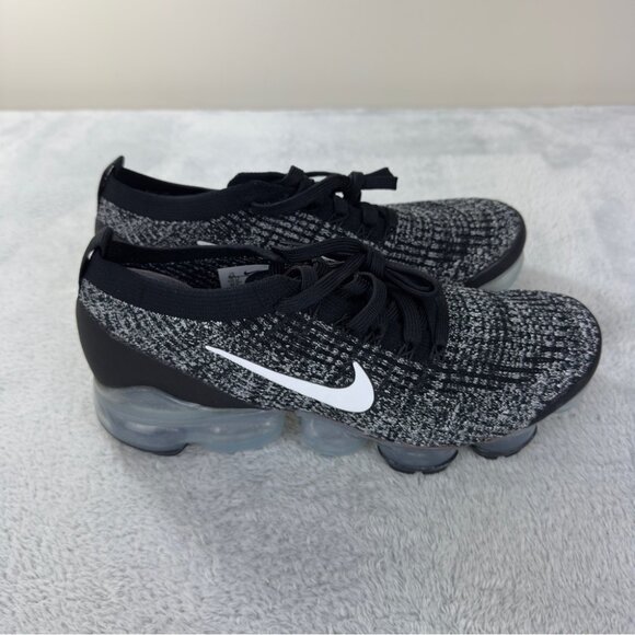 Nike Air Vapormax Flyknit 3 Oreo Black Gray Size 8.5 - Picture 5 of 15